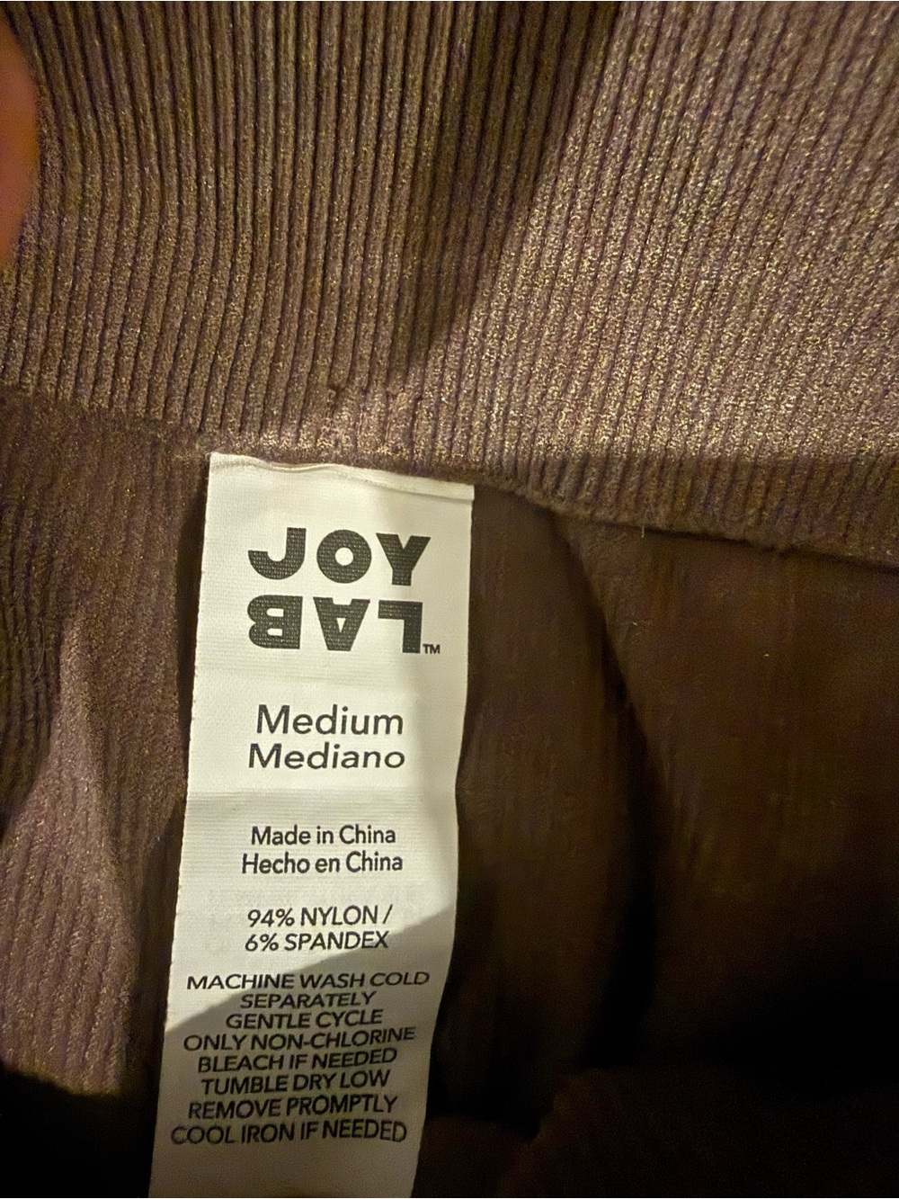 Joylab seamless leggings in Mauve - Picture 5 of 11